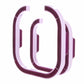 Gypsy Quilter Fabulous Fabric Glide set of 2 semi-hoops for free-motion quilting showing grip under surface