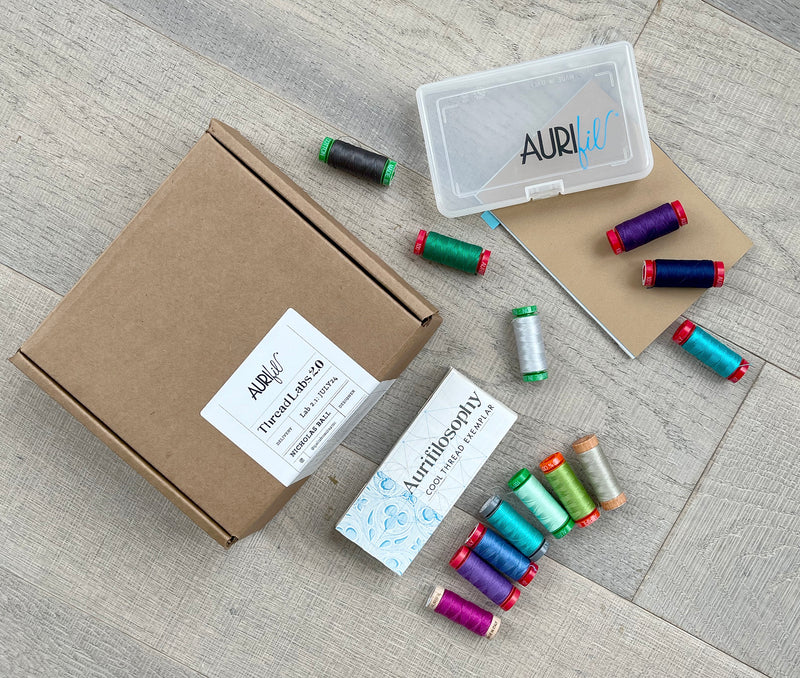 Aurifil Thread Labs 2.0 subscription box