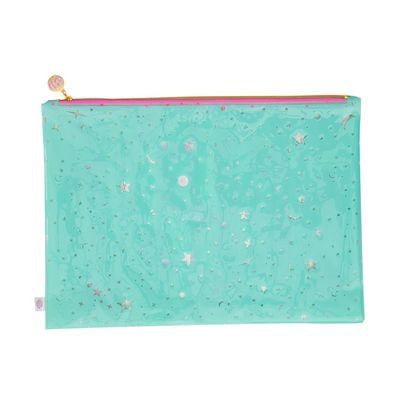 Tula Pink Hardware Collection Tula Pink Family Tree Large Project Bag - sewing and crafts storage bag - detail view