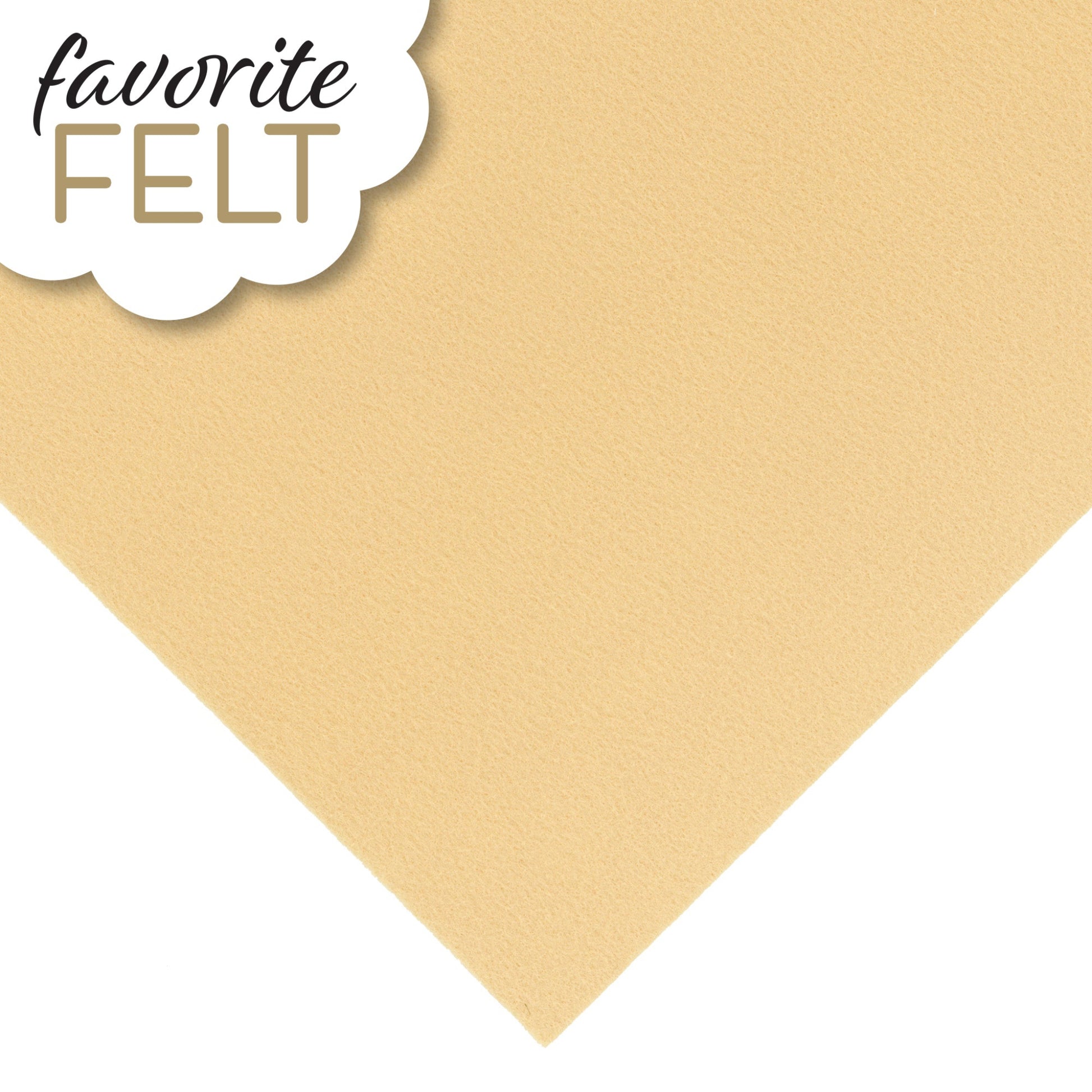 OESD Favourite Felt 8 x 12 inch polyester felt sheet in Tan for machine embroidery