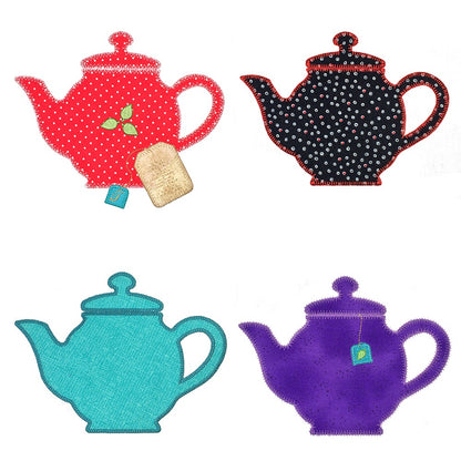 V-Stitch Designs Tea Party set -Digital Download
