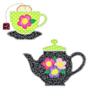 V-Stitch Designs Tea Set set -Digital Download