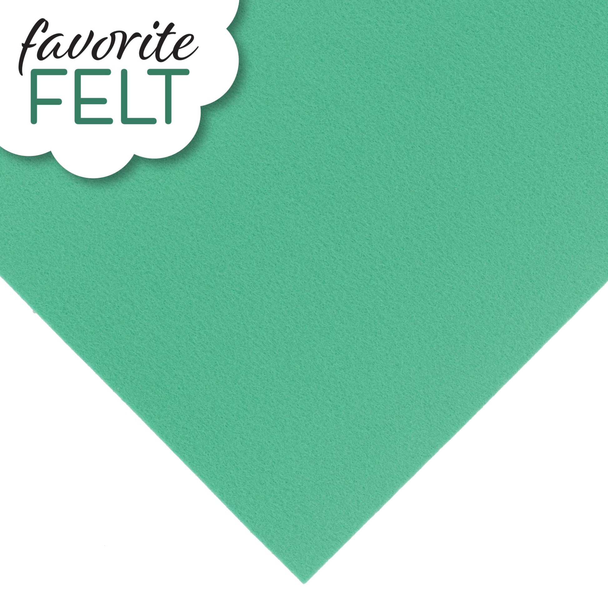 OESD Favourite Felt 8 x 12 inch polyester felt sheet in Teal for machine embroidery