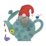 Teapot Gnome - Digital Download - craft pattern by V-Stitch Designs