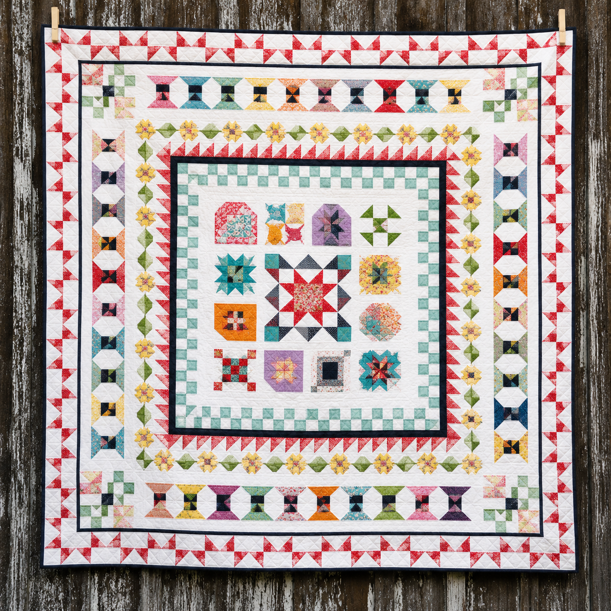 TenSisters Around the Block Quilt Book - quilting book by TenSisters Handicraft - packaging