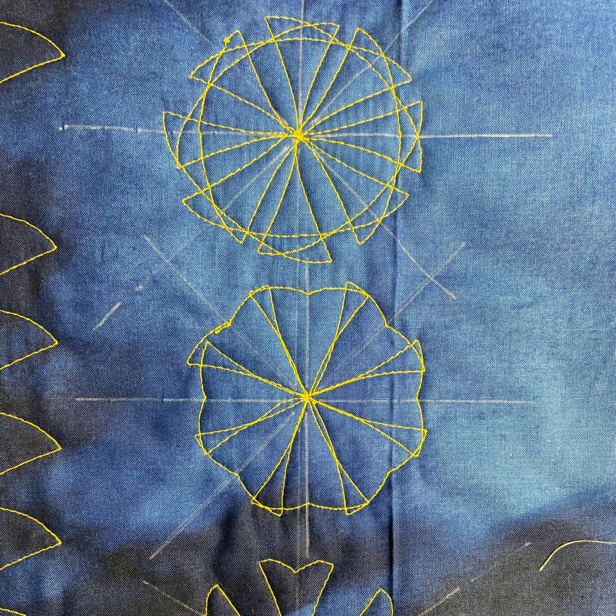 Quilter's Rule ⅛" Tree Template - quilting ruler and template - alternate angle