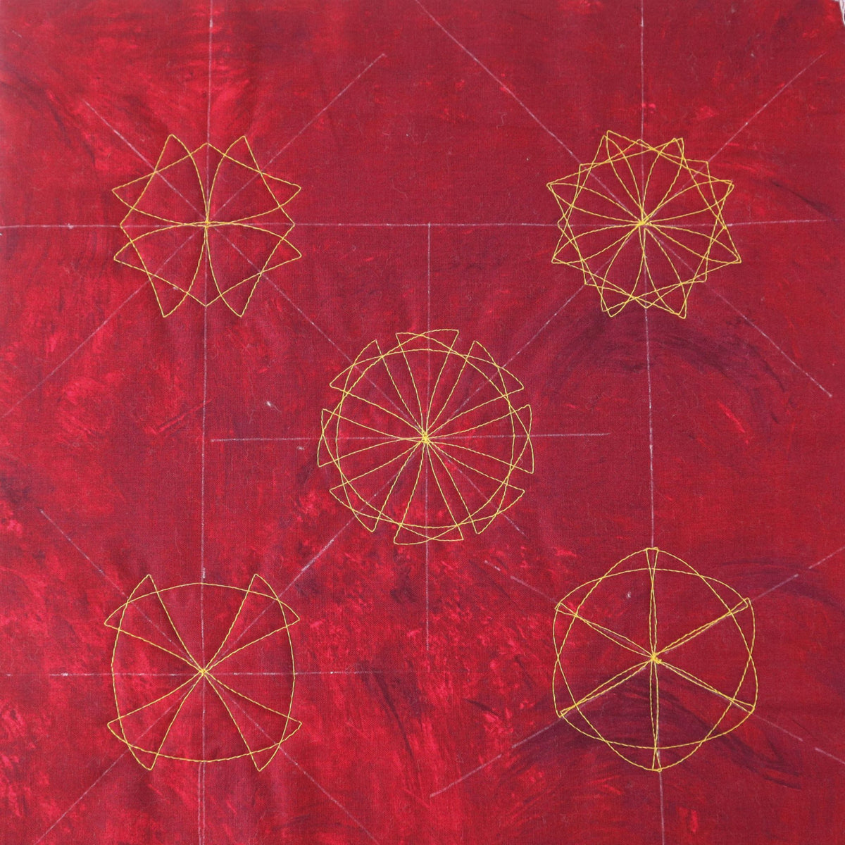 Quilter's Rule ⅛" Tree Template - quilting ruler and template - alternate angle
