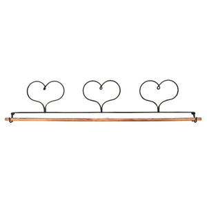 Ackfeld 22" Three Heart Wire Hanger