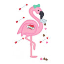 V-Stitch Designs Valentine Flamingo - Digital Download