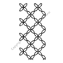 Quilting Creations Stencil 2" Weave