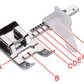 Bernette Zigzag Foot with Guide B77 B79 - sewing machine accessory - alternate angle