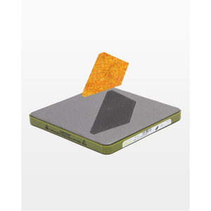 AccuQuilt GO! 45° Trapezoid 4" Finished Square die for fast, precise multi-layer fabric cutting