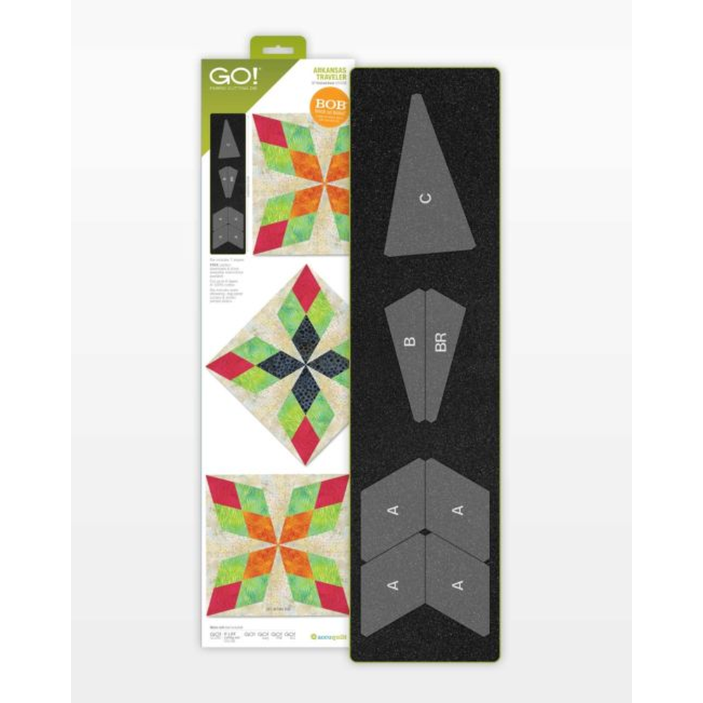 AccuQuilt GO! die (12" Finished) - die for fast precise multi-layer fabric cutting