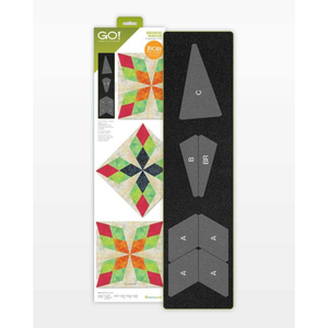 AccuQuilt GO! die (12" Finished) - die for fast precise multi-layer fabric cutting