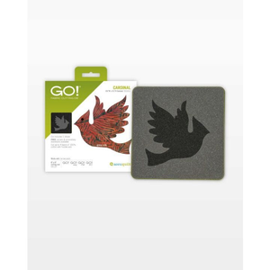 AccuQuilt GO! Cardinal die for fast, precise multi-layer fabric cutting