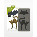 AccuQuilt GO! Cat & Bat die for fast, precise multi-layer fabric cutting