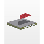 AccuQuilt GO! Chisel 2½" x 4½" die for fast, precise multi-layer fabric cutting