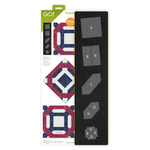 AccuQuilt GO! Cross Roads 9" Finished die for fast, precise multi-layer fabric cutting