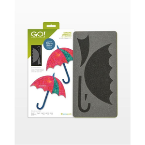 AccuQuilt GO! Dancing Umbrella by Edyta Sitar die for fast, precise multi-layer fabric cutting