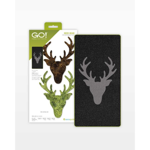 AccuQuilt GO! Deer Head die for fast, precise multi-layer fabric cutting