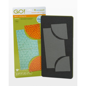 AccuQuilt GO! die (3½" Finished Block) - die for fast precise multi-layer fabric cutting