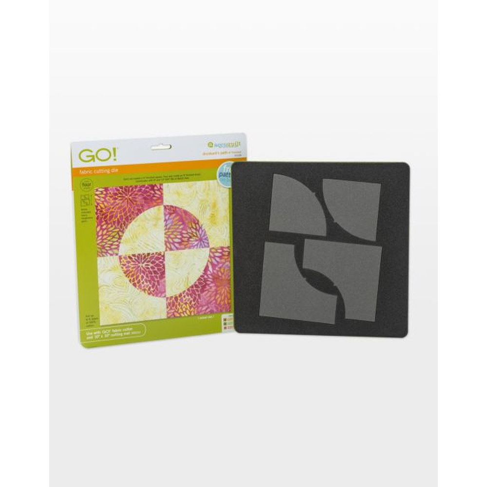 AccuQuilt GO! die (4" Finished) - die for fast precise multi-layer fabric cutting