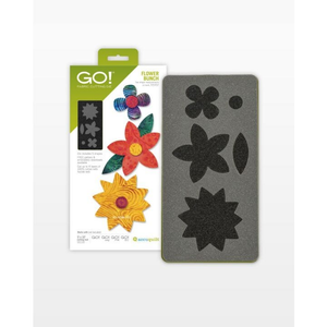 AccuQuilt GO! Flower Bunch die for fast, precise multi-layer fabric cutting