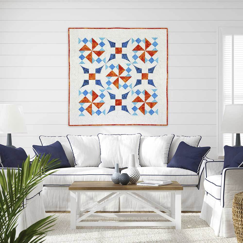 AccuQuilt GO! Flying Fish (9" Finished) die - quilting shapes cut with precision and speed