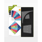 AccuQuilt GO! Grandmother's Fan (9" Finished) - die for fast precise multi-layer fabric cutting