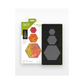 AccuQuilt GO! die (2¼", 1¼" ¾" Finished Edge) - die for fast precise multi-layer fabric cutting