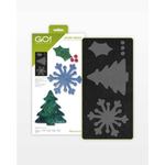 AccuQuilt GO! Holiday Medley Christmas die for fast, precise multi-layer fabric cutting