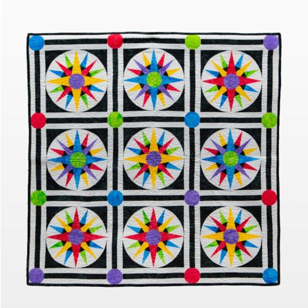 AccuQuilt GO! Mariners Compass (12" Finished) die - quilting shapes cut with precision and speed