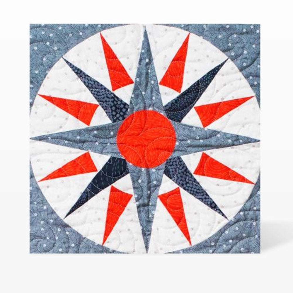 AccuQuilt GO! Mariners Compass (12" Finished) die - quilting shapes cut with precision and speed