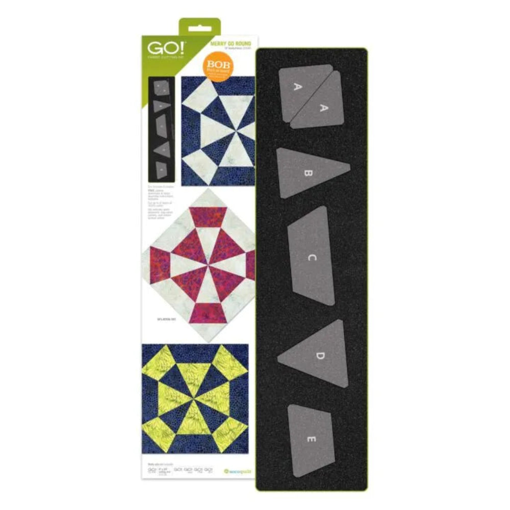 AccuQuilt GO! Merry Go Round-10" Finished die for fast, precise multi-layer fabric cutting
