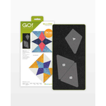 AccuQuilt GO! Mill & Stars (8" Finished) - die for fast precise multi-layer fabric cutting