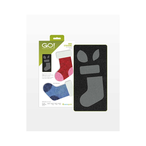 AccuQuilt GO! Mini Stocking die for fast, precise multi-layer fabric cutting