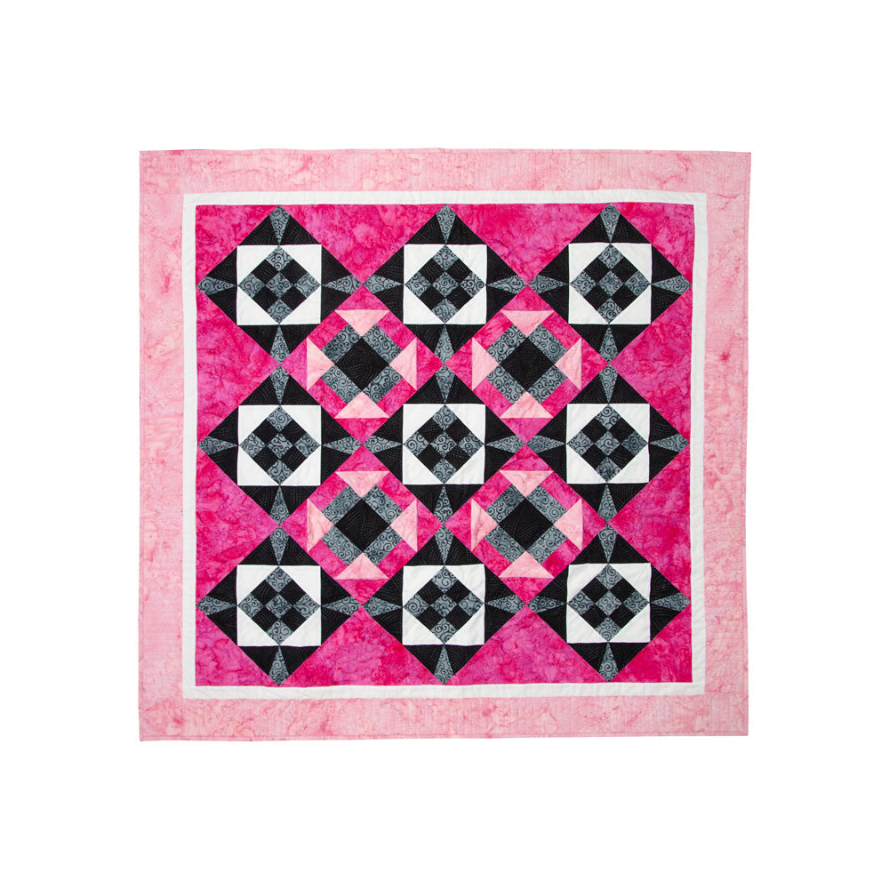 AccuQuilt GO! Nine Patch Star-9" Finished die - quilting shapes cut with precision and speed