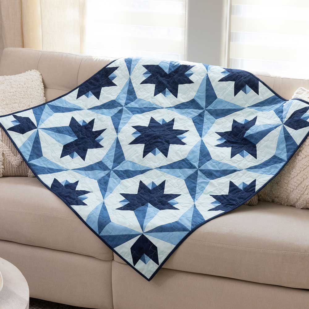 AccuQuilt GO! Nosegay-10" Finished (Die To Try January 2026) die - quilting shapes cut with precision and speed