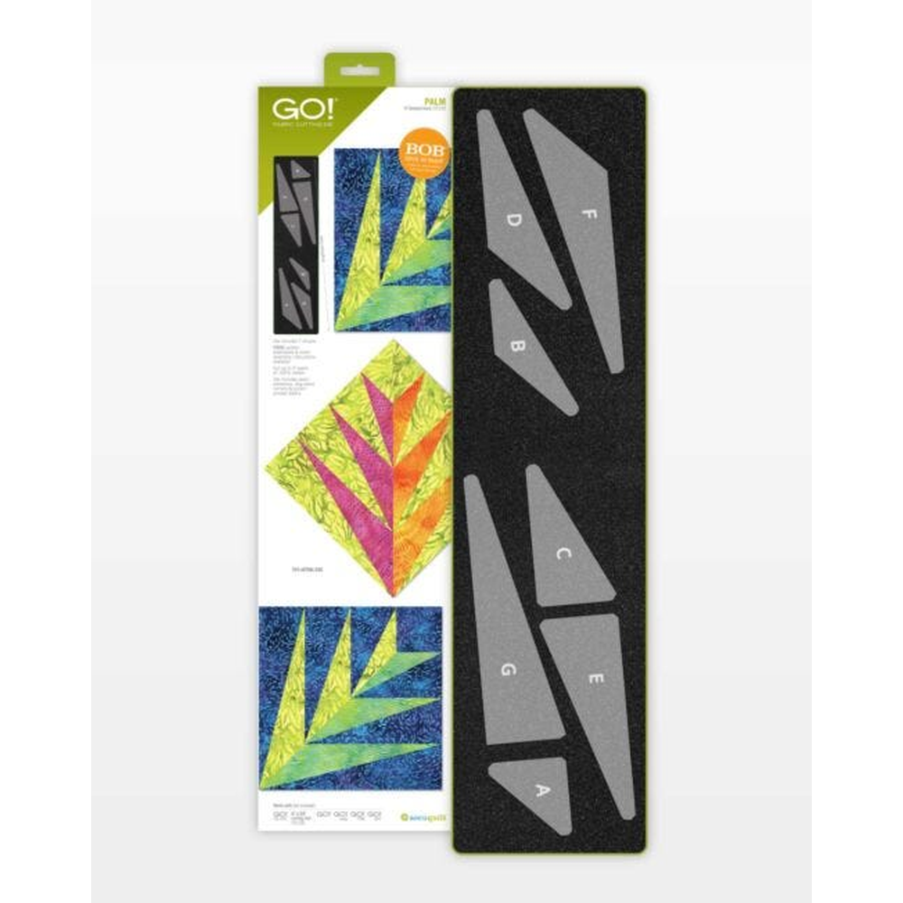 AccuQuilt GO! Palm (8" Finished) - die for fast precise multi-layer fabric cutting
