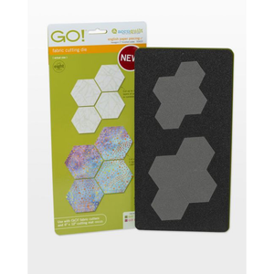 AccuQuilt GO! Paper Piecing Hexagon die for fast, precise multi-layer fabric cutting
