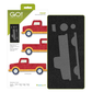 AccuQuilt GO! Pickup die - front view of pickup truck appliqué shape