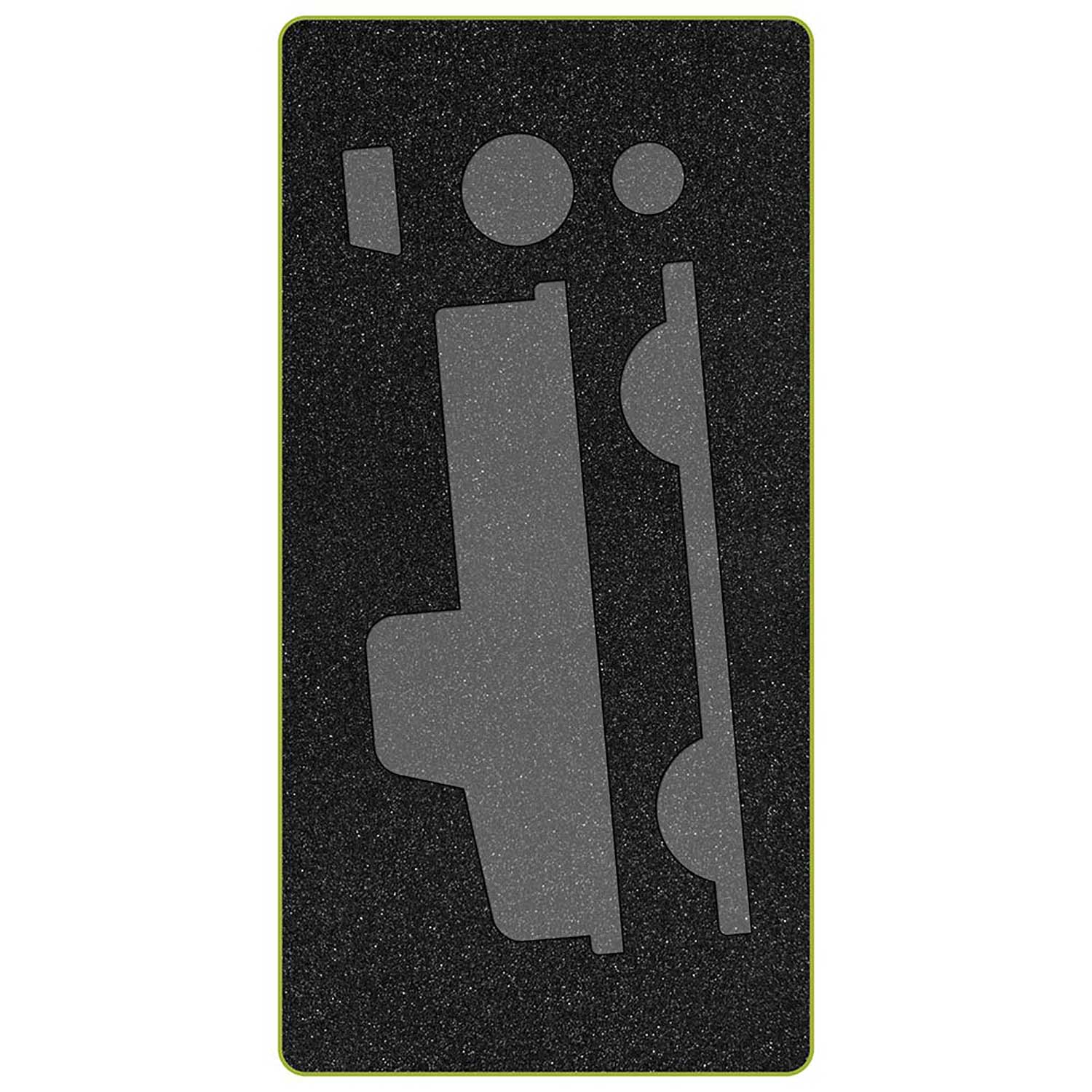 AccuQuilt GO! Pickup die showing two tone placement shapes