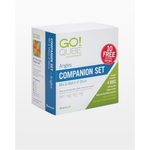 AccuQuilt GO! Qube 4" Companion Set-Angles die for fast, precise multi-layer fabric cutting