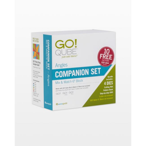 AccuQuilt GO! Qube 6" Companion Set-Angles die for fast, precise multi-layer fabric cutting