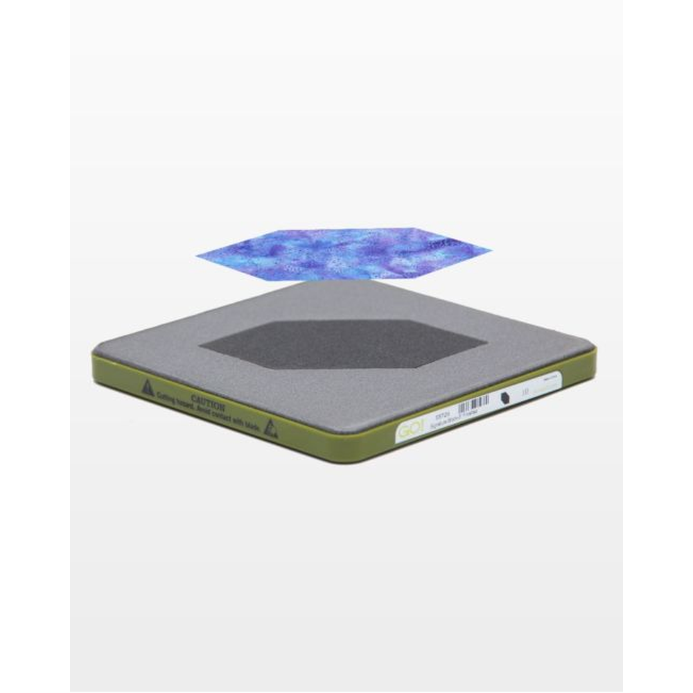 AccuQuilt GO! Qube Signature Block 3" Finished Square die for fast, precise multi-layer fabric cutting