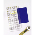 AccuQuilt GO! Quilting Ruler 6" x 12" - precision quilting ruler for accurate cutting