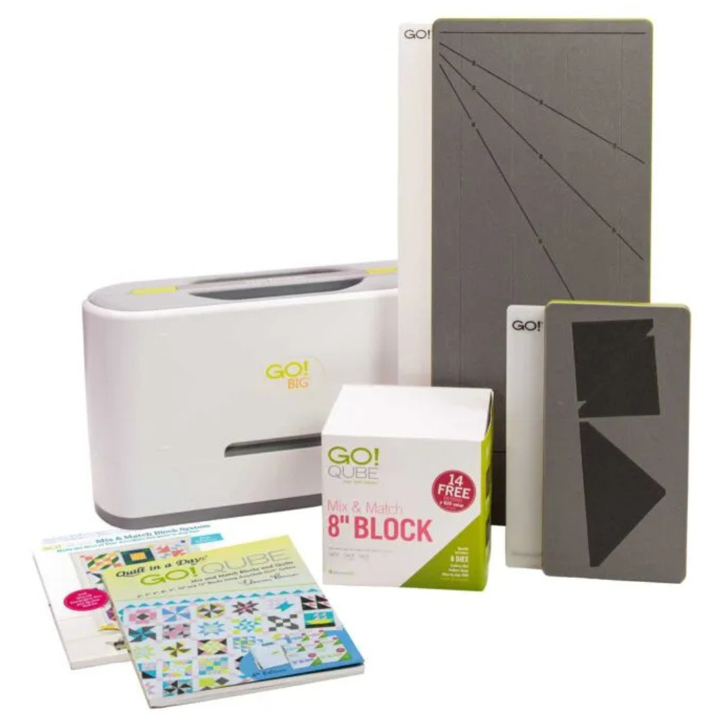AccuQuilt GO! Ready Set GO! Big Ultimate Fabric Cutting System - complete fabric cutting starter kit
