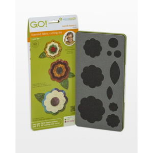 AccuQuilt GO! Rose of Sharon by Sharon Pederson die for fast, precise multi-layer fabric cutting