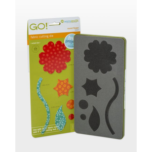 AccuQuilt GO! Round Flower die for fast, precise multi-layer fabric cutting