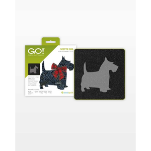 AccuQuilt GO! Scottie Dog die for fast, precise multi-layer fabric cutting